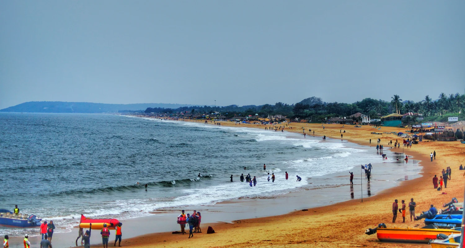 Calangute beach goa