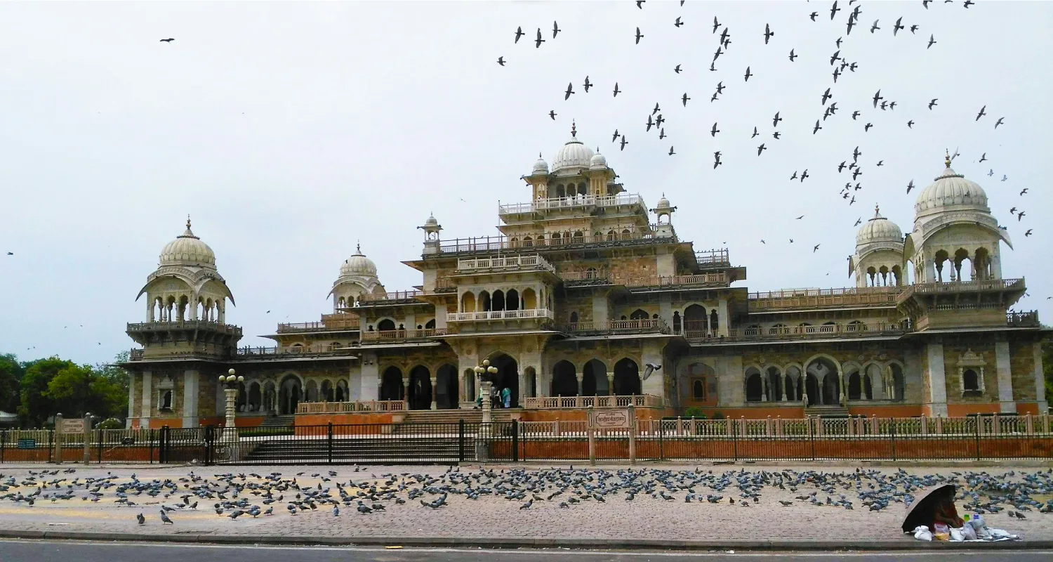 Albert Hall Museum Jaipur Rajasthan, famous heritage museum and tourist attraction in Jaipur