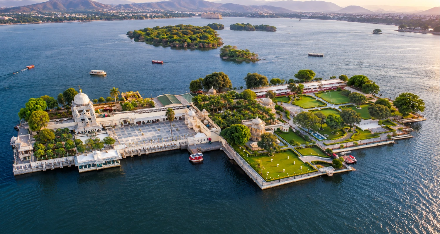 Jag Mandir Palace on Lake Pichola Udaipur