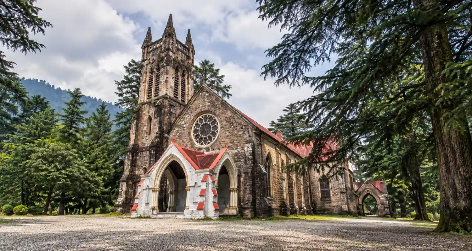 St. John in the Wilderness Church, Dharamshala Stone facade of St. John in the Wilderness Church near McLeod Ganj