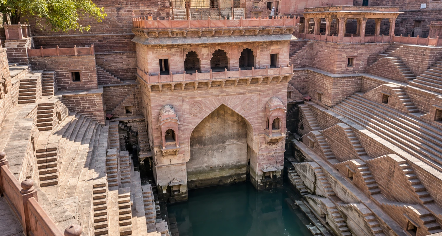 Toorji Ka Jhalra historic stepwell in Jodhpur Old City