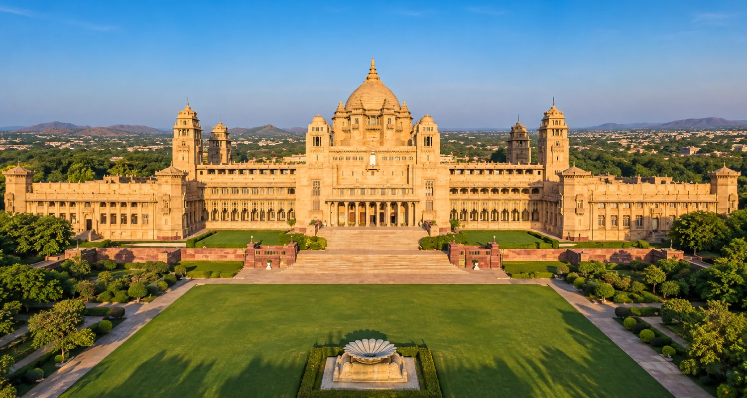 Umaid Bhawan Palace heritage attraction in Jodhpur Rajasthan