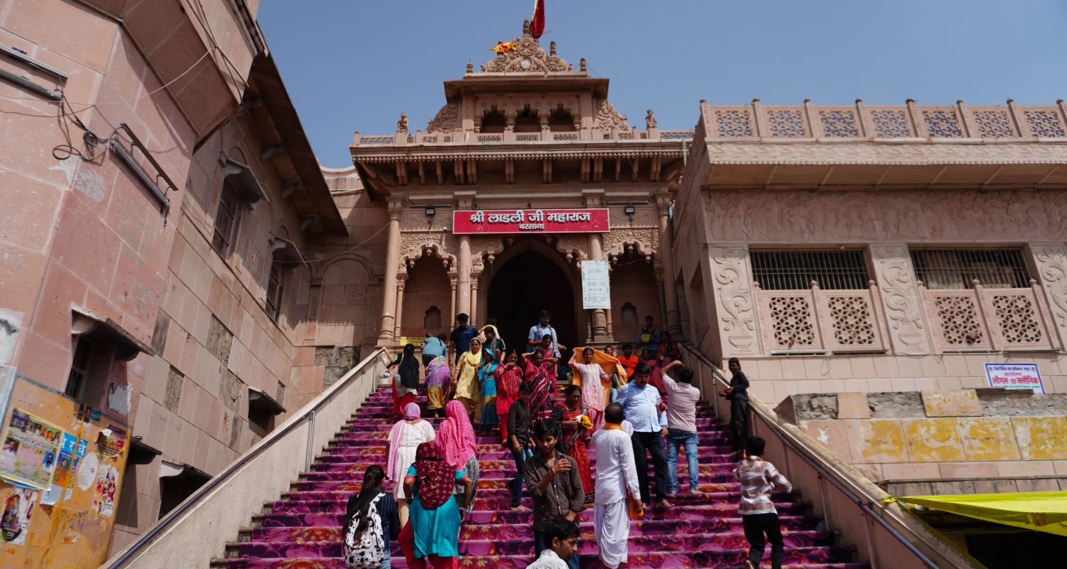 Barsana Radha Rani Temple in Mathura Uttar Pradesh