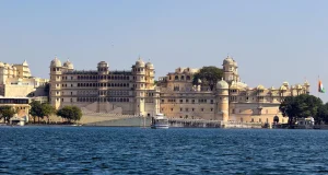 City Palace Udaipur overlooking Lake Pichola