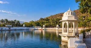 Dudh Talai Lake and sunset viewpoint in Udaipur