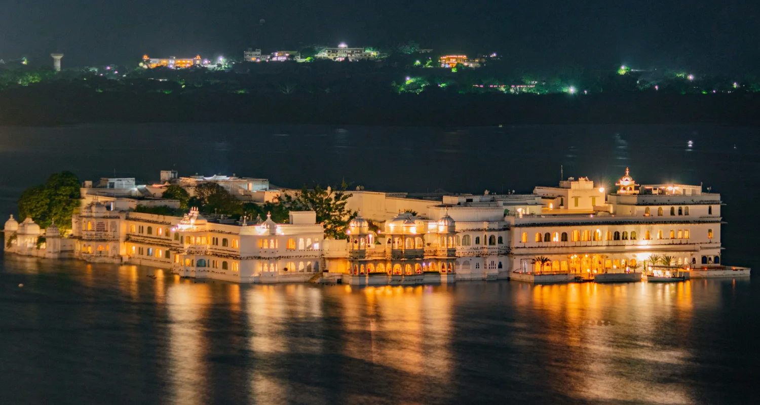 Udaipur during night